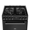 Belling BEL MRA FARMHOUSE 60DF BLK Freestanding Dual Fuel Cooker