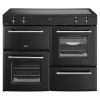Belling BEL RCA FARMHOUSE 110EI BLK Farmhouse 110cm Induction Range Cooker in Black A Rated