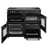 Stoves ST DX RCA RICH 110EI ZLS BLK 110cm Wide Range Cooker Induction - Black - A Rated