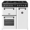 Stoves ST DX RCA RICH 90DF IWH Richmond Deluxe 90cm Dual Fuel Range Cooker in Icy White A Rated