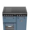 Stoves ST DX RCA RICH 90EI RTY TWB Richmond Deluxe 90cm Induction Range Cooker in Twilight Blue