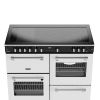 Stoves ST DX RCA RICH 110EI RTY IWH Richmond Deluxe 110cm Induction Range Cooker in Icy White