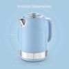 Swan SK19025BLU Rapid Boil 1.7 Litre 3kw Cordless Kettle In Blue