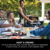 Ninja OO101UKKIT Woodfire Electric Outdoor Oven with BBQ Stand - Terracotta/Steel