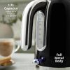 Swan SK19026BLK Solace 1.7 Litre 3kw Cordless Kettle In Black