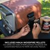 Ninja OO101UKKIT Woodfire Electric Outdoor Oven with BBQ Stand - Terracotta/Steel