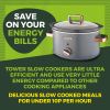 Tower T16042GRY 3.5L Slow Cooker