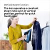 Braun SI7160BL exStyle 7 Pro SI7160BL, Steam Iron with FreeGlide 3D Technology, EloxalPlus Sole with Precision Tip, Vertical Steam Iron, 300ml Water Capacity, 3100W, Blue