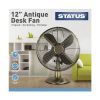 Status International Ltd S12ADESKFAN1PKB Cooling Fan