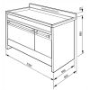 Smeg A2-81 Dual Fuel Range Cooker
