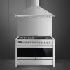 Smeg A4-81 120cm Opera Dual Fuel Range Cooker Stainless Steel