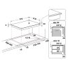 Hotpoint ACP778CBA 77cm Frameless Flexizone Induction Hob – BLACK