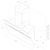 Elica ASC-URB-ZC 90cm Wide Angled Hood - B Rated