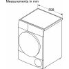 Bosch WQH246DRGB Tumble Dryer Capacity 9kg, Heat Pump dryer, Graphite A+++ Rated