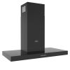 Belling BEL COOKCENTRE CHIM 100T BLK 100cm Chimney Cooker Hood, Black, C Rated