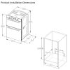 Belling BEL BI903MFC STA Built In Multifunction Double Oven in Stainless Steel A Rated