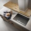 Elica BIO Wide Chimney Hood - White / Oak Wood - A+ Rated