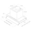 Elica BOXIN-LX-120 120cm Wide Integrated Hood - Stainless Steel - A Rated