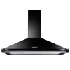 Rangemaster RCLAHDC90BL/C 90Cm  Classic Hood Black  - Chrome Rail