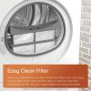 Hotpoint CHSD82MGGUK 8KG - 60cm Heat Pump Tumble Dryer with Pet Hair Care - Dark Grey - A+ Rated