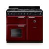 Rangemaster CLDL100DFPBOR/CM1 Classic Deluxe  100 DF Dual Fuel Range Cooker Bordeaux Chrome