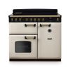 Rangemaster CLDL100EIPPCR/AB1 Classic Deluxe 100cm Induction Range Cooker Pale Cream/Antique Brass