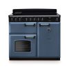 Rangemaster CLDL100EIPSTB/CM1 Classic Deluxe 100cm Induction Range Cooker Stone Blue/Chrome