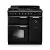 Rangemaster CLDL90DFPCBL/CM1 Classic Deluxe  90 DF  Dual Fuel Range Cooker Charcoal Black Chrome