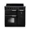 Rangemaster CLDL90EIPCBL/CM1 Classic Deluxe 90cm Induction Range Cooker Charcoal Black/Chrome