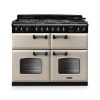 Rangemaster CLDLB110DFPPCR/CM1 Classic Deluxe BC 110 DF Dual Fuel Range Cooker Pale Cream Chrome