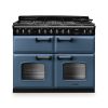 Rangemaster CLDLB110DFPSTB/CM1 Classic Deluxe BC 110 DF Dual Fuel Range Cooker Stone Blue Chrome