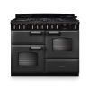 Rangemaster CLDLO110DFPSLT/CM1 Classic Deluxe OC 110 DF Dual Fuel Range Cooker Slate Chrome