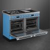 Smeg CPF120IGMPT 120cm Portofino Dual Fuel Range Cooker With Mix Hob Turquoise
