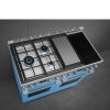 Smeg CPF120IGMPT 120cm Portofino Dual Fuel Range Cooker With Mix Hob Turquoise