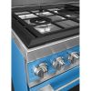 Smeg CPF120IGMPT 120cm Portofino Dual Fuel Range Cooker With Mix Hob Turquoise