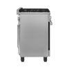 Smeg CPF92GMX 90cm Portofino Dual Fuel Range Cooker Stainless Steel