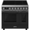 Smeg CPF92IMA 90cm Portofino Electric Induction Range Cooker Anthracite