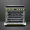 Smeg CPF9IPOG 90cm Portofino Electric Induction Range Cooker Olive Green