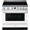 Smeg CPF9IPWH 90cm Portofino Electric Induction Range Cooker White