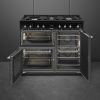 Smeg CX103GMBL Dual Fuel Range Cooker