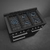 Smeg CX103GMBL Dual Fuel Range Cooker