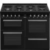 Smeg CX113GMBL 110cm Concert Dual Fuel Triple Cavity Range Cooker
