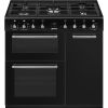 Smeg CX93GMBL Dual Fuel Range Cooker