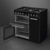Smeg CX93GMBL Dual Fuel Range Cooker