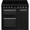 Smeg CX93IMBL Electric Induction Hob Range Cooker