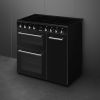 Smeg CX93IMBL Electric Induction Hob Range Cooker
