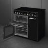 Smeg CX93IMBL Electric Induction Hob Range Cooker