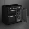Smeg CX93IMBL Electric Induction Hob Range Cooker