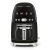 Smeg DCF02BLUK 50's Style Filter Coffee Machine - Black