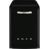 Smeg DFFABBL 60 cm Retro Style Free-standing dishwasher, Black